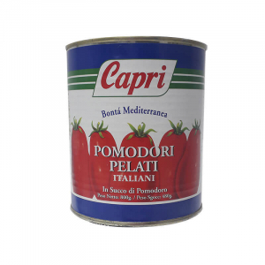 TOMATE PELADO AL NATURAL CAPRI 800g