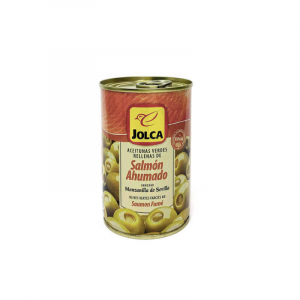 ACEITUNA RELLENA CON SALMÓN JOLCA 300g